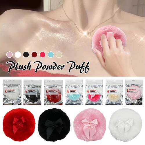 Plush powder puff knot fluffy - plush,