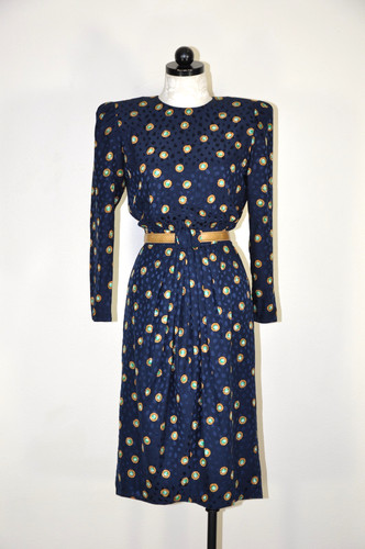 80s vintage navy - vintage, blue