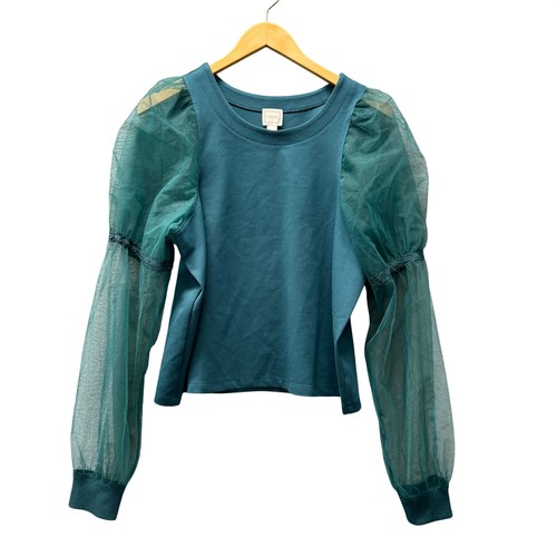 Maeve top womens large - womens, sheer