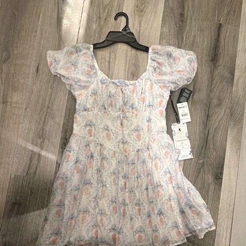 Celebrity pink floral smocked - celebrity,
