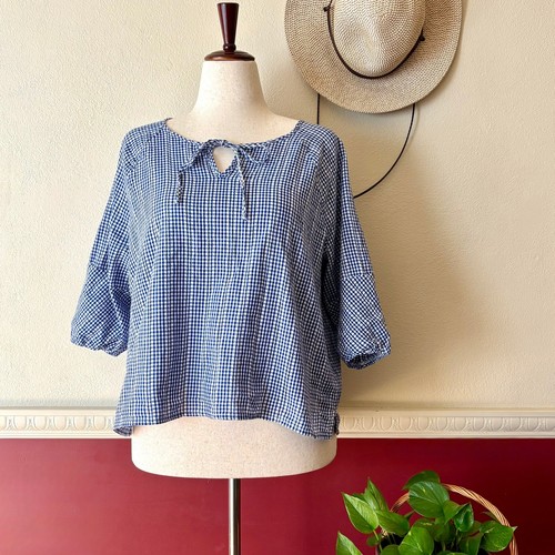 Leo nicole blue gingham - nicole,