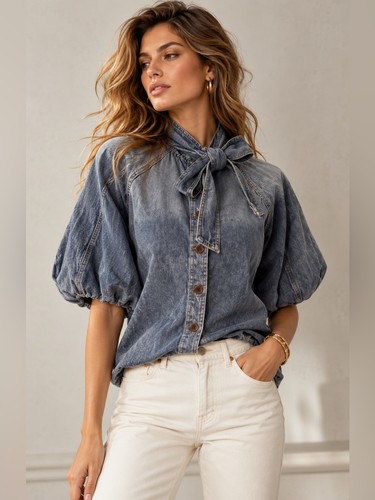 Bailey nwt denim tie - denim,