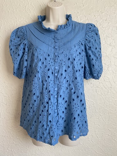 Women blue eyelet - women’s,