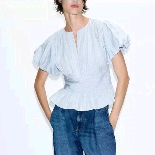 Zara puff sleeve - puff, pintuck