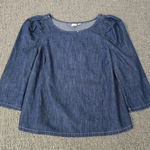 Gap puff sleeve denim - gap,