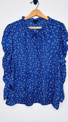 Ann taylor blue calico - taylor,